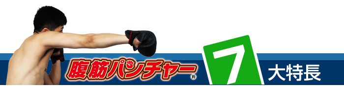 腹筋パンチャー7大特長